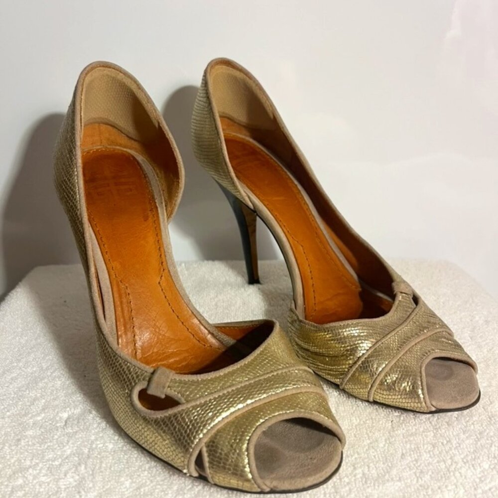 Gold Givenchy Heels